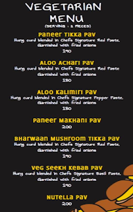 Pav-O-Licious menu 1