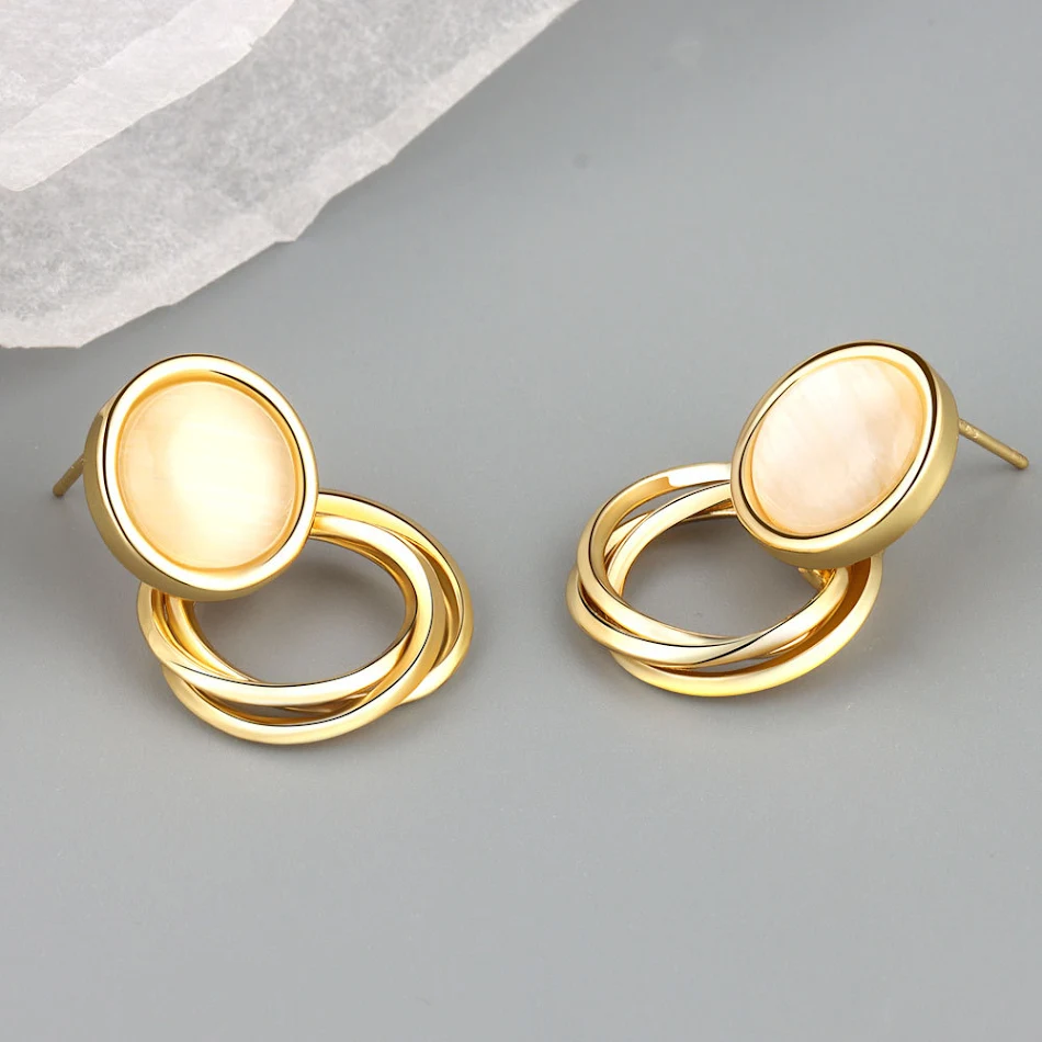 Boucles d'oreilles géométriques pour femmes