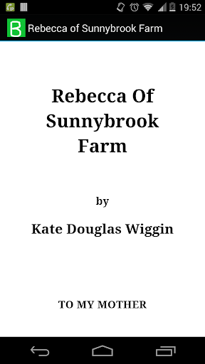 Rebecca of Sunnybrook Farm