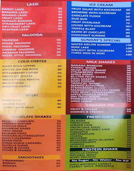 Lassi Town menu 1