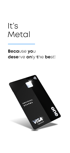 Screenshot OneCard: Metal Credit Card