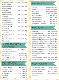 Anjlika Pastry Shop menu 2