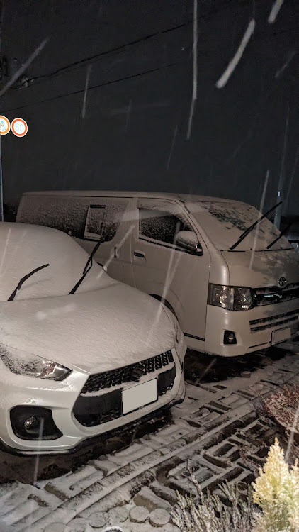 スイフトスポーツの初雪・冬に関するカスタム事例の投稿画像1枚目
