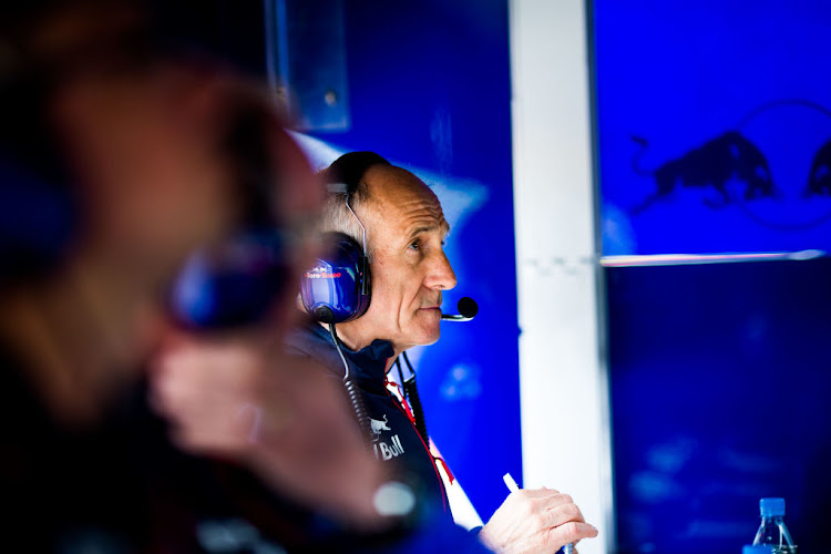 Franz Tost of Scuderia Toro Rosso during practice for the F1 Grand Prix of Great Britain at Silverstone on July 12 2019 in Northampton, England.