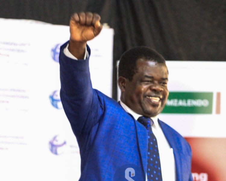 Busia Senator and activist Okiya Omtatah during the People's Anti-Corruption summit held at Ufungamano house in Nairobi on July 11, 2023.