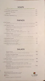 SpiceKlub menu 4