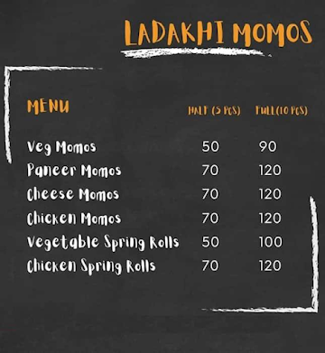 Ladakhi Momos menu 