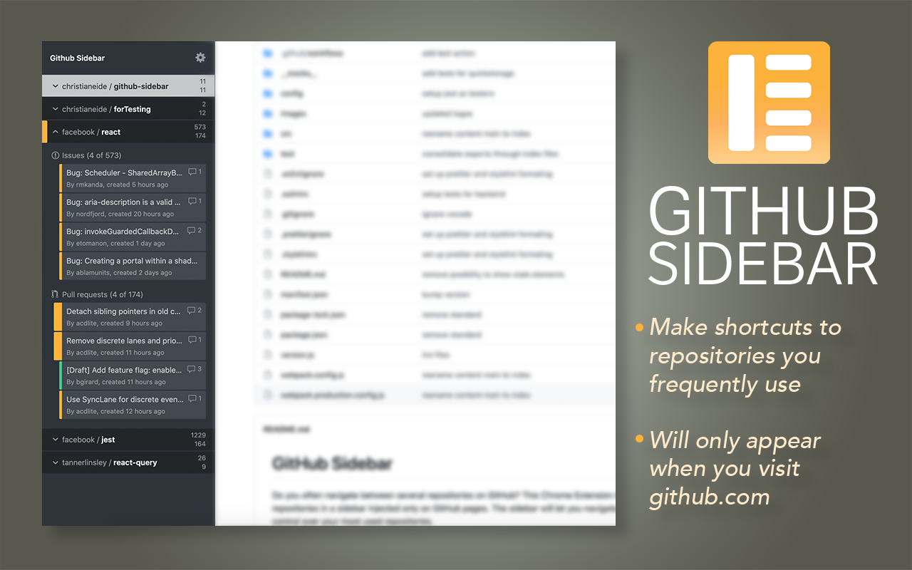 Github Sidebar Preview image 3