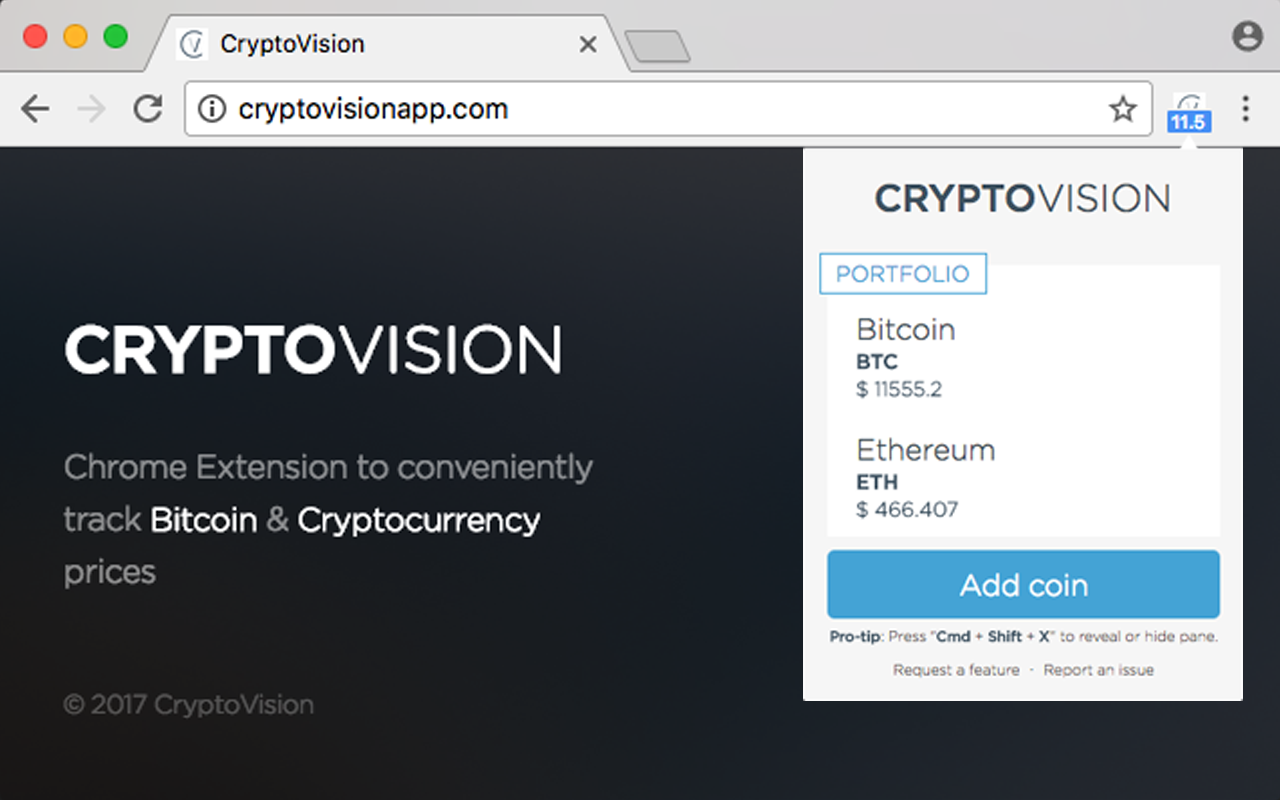 CryptoVision - Portfolio Tracker Preview image 0