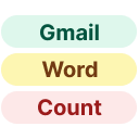 Gmail Word Count