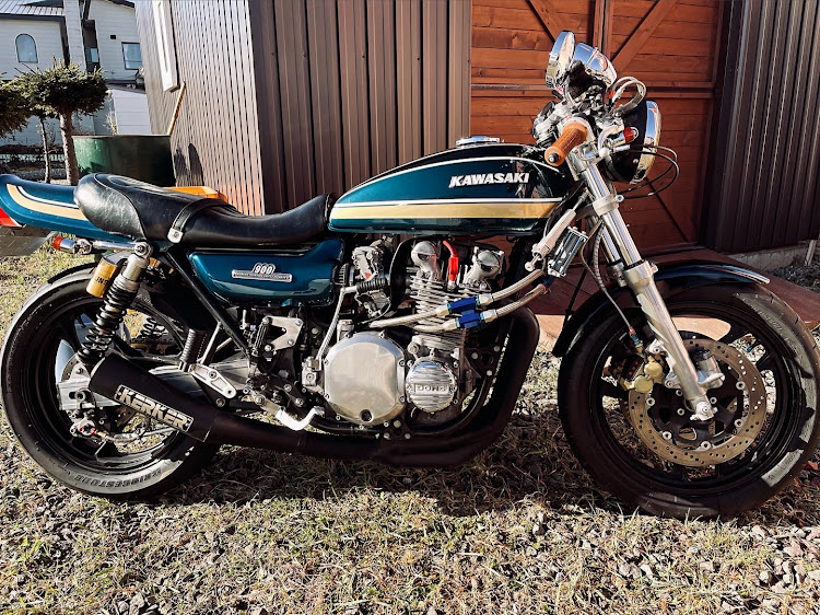 テツさんが投稿したZ1・Kawasaki・ポケバイ・あいつとララバイ・親子でツーショットに関するカスタム事例の投稿画像1枚目