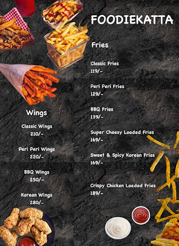 Foodiekatta menu 