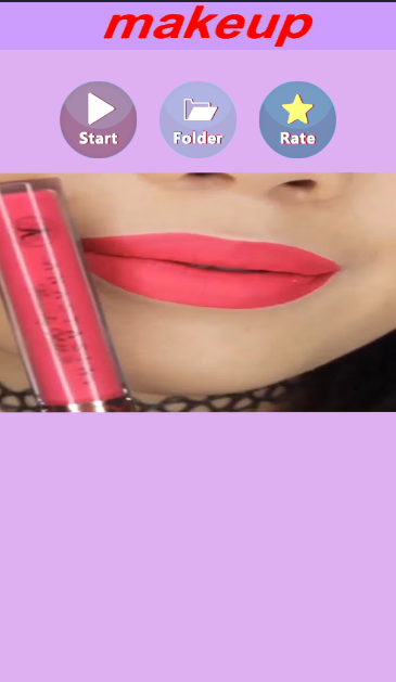 Android application makeup face photo editor screenshort