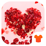 Cover Image of Descargar Red Heart 2018 - Love Wallpaper Theme 1.0.2 APK