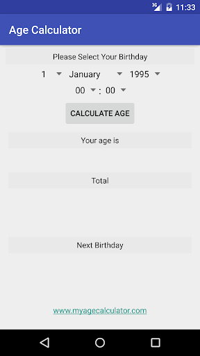 Age Calculator