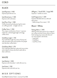 Blue Tookai Coffee Roasters menu 6