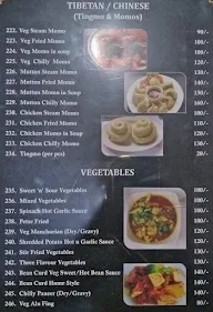 Waho Tenzin Restaurant menu 4