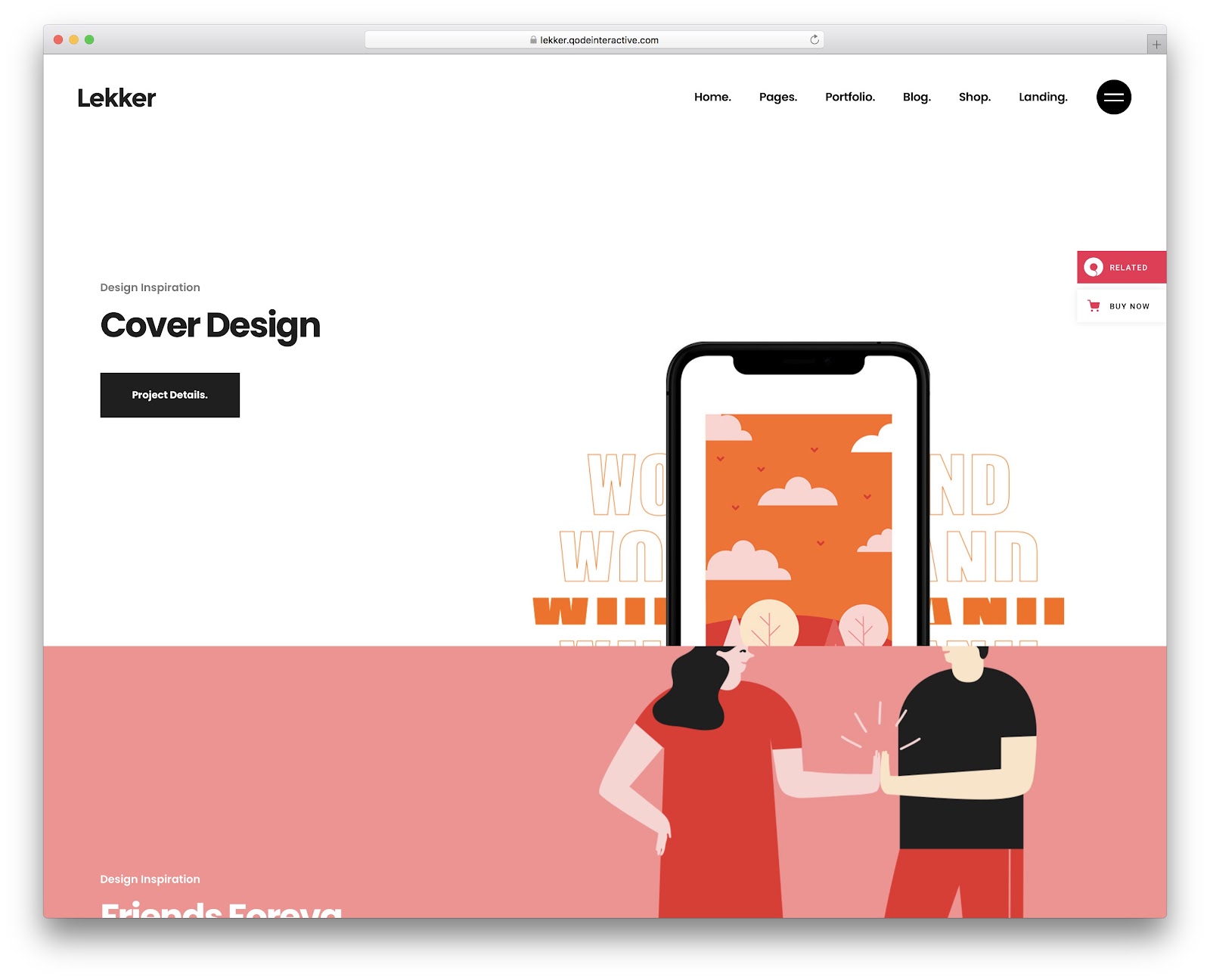 tema lekker wordpress para artistas