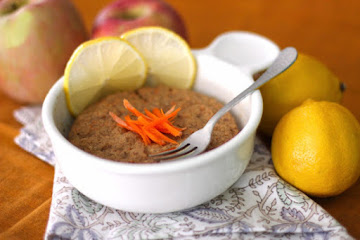 Healthy Single-Serving Microwave Carrot Cake Muffin