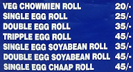 Special Roll menu 3