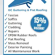 G C Guttering and Flat Roofing Logo