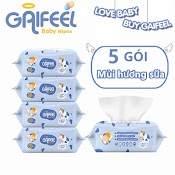 Set 80 Khăn Giấy Ướt Gaifeel Khăn Ướt Chuyên Dùng Cho Bé Khăn Lau Mùi Sữa