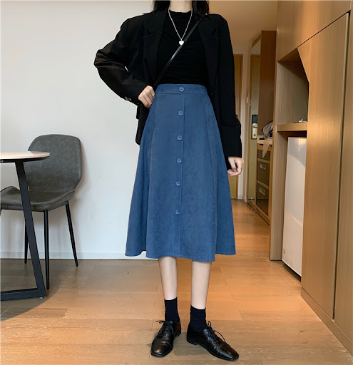 Title 33, A-line Half-length Womens Mid-length High-wais...
