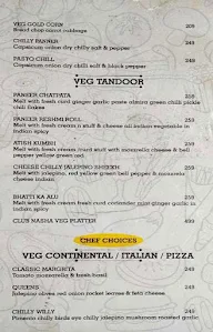 Club Nasha menu 1