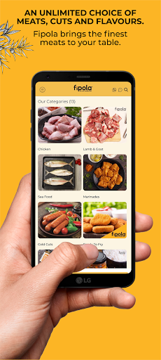 Screenshot Fipola - Order Fresh Meat, Chi