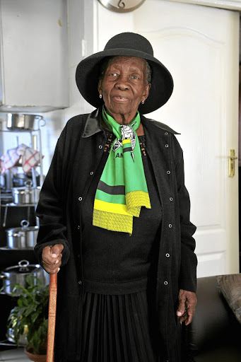 Rachel Ramutumbu, 92, Winnie Madikizela-Mandela's neighbour in Soweto.