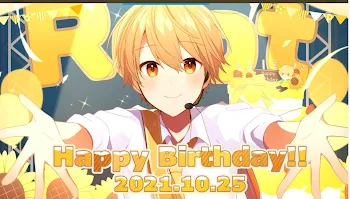 黄くんお誕生日おめでとうございます！