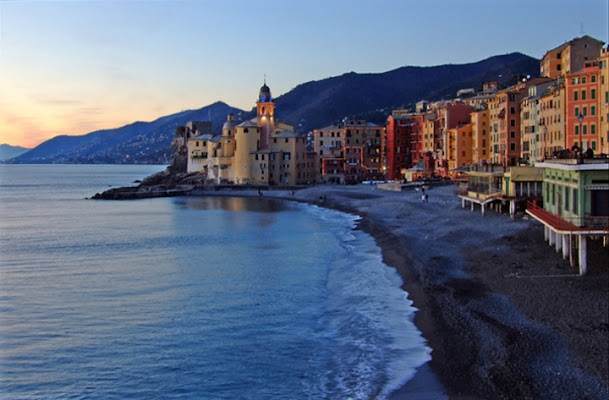 Camogli sul far della sera di Jorjo