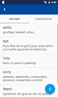 Spanish English Dictionary Screenshot