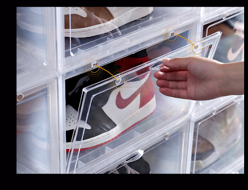 Title 8, High end plastic shoe storage box Keep your sho...