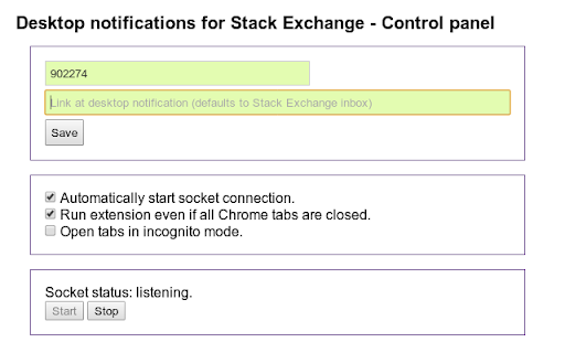 Desktop Notifications for Stack Exchange