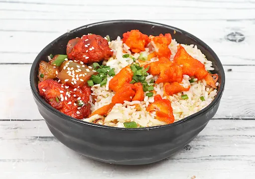 Chilly Chicken Fried Rice Bowl