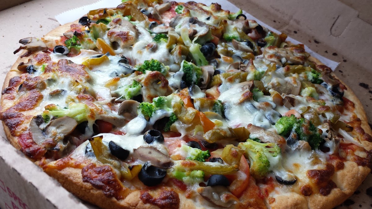 large veggie pizza!