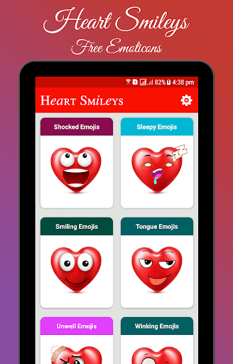 Heart Smileys free Emoticons and Symbols