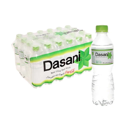 Lốc 24 chai Nước uống tinh khiết Dasani 350ml