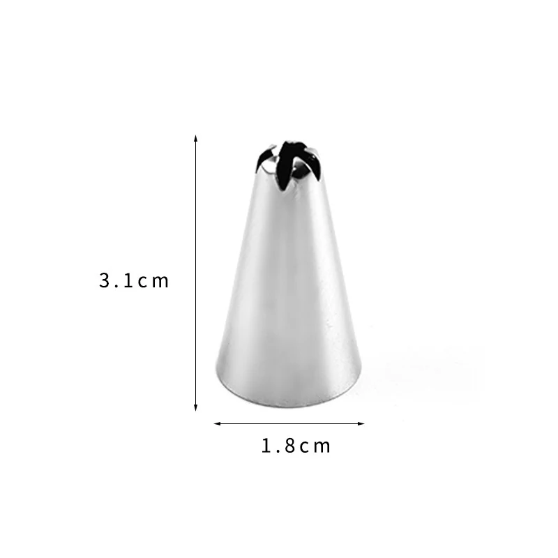 Jogo de Bicos de Confeitar em Aço Inox 8 Peças Ferramenta de Confeitaria Decore Bolos e Doces com Precisão e Beleza