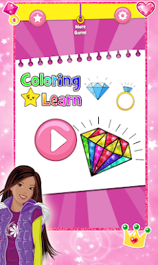 Diamond Coloring & Drawing for kidsのおすすめ画像1