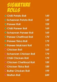 Rolls & Bowls Company menu 1