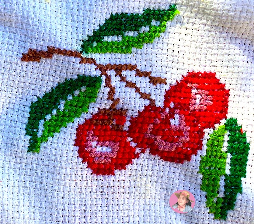 fruit in cross stitch 