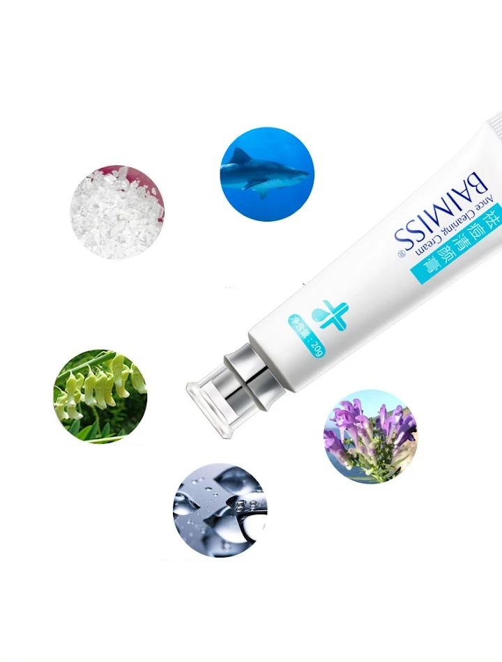 Acnecrème India Verwijder snel acne Repareer lichte acne Voor een heldere huid Effectieve behandeling tegen puistjes en vlekken