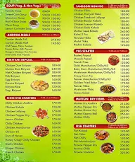 Green Park Family Restaurant menu 1