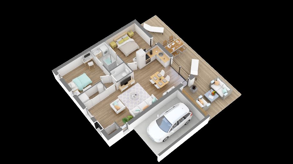 Vente maison neuve 3 pièces 65.37 m² à Amiens (80000), 278 000 €