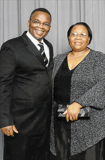 WELL RESPECTED: Judge Duncan Dukada, who died last year, with his wife and business partner Hlombekazi Picture: LULAMILE FENI