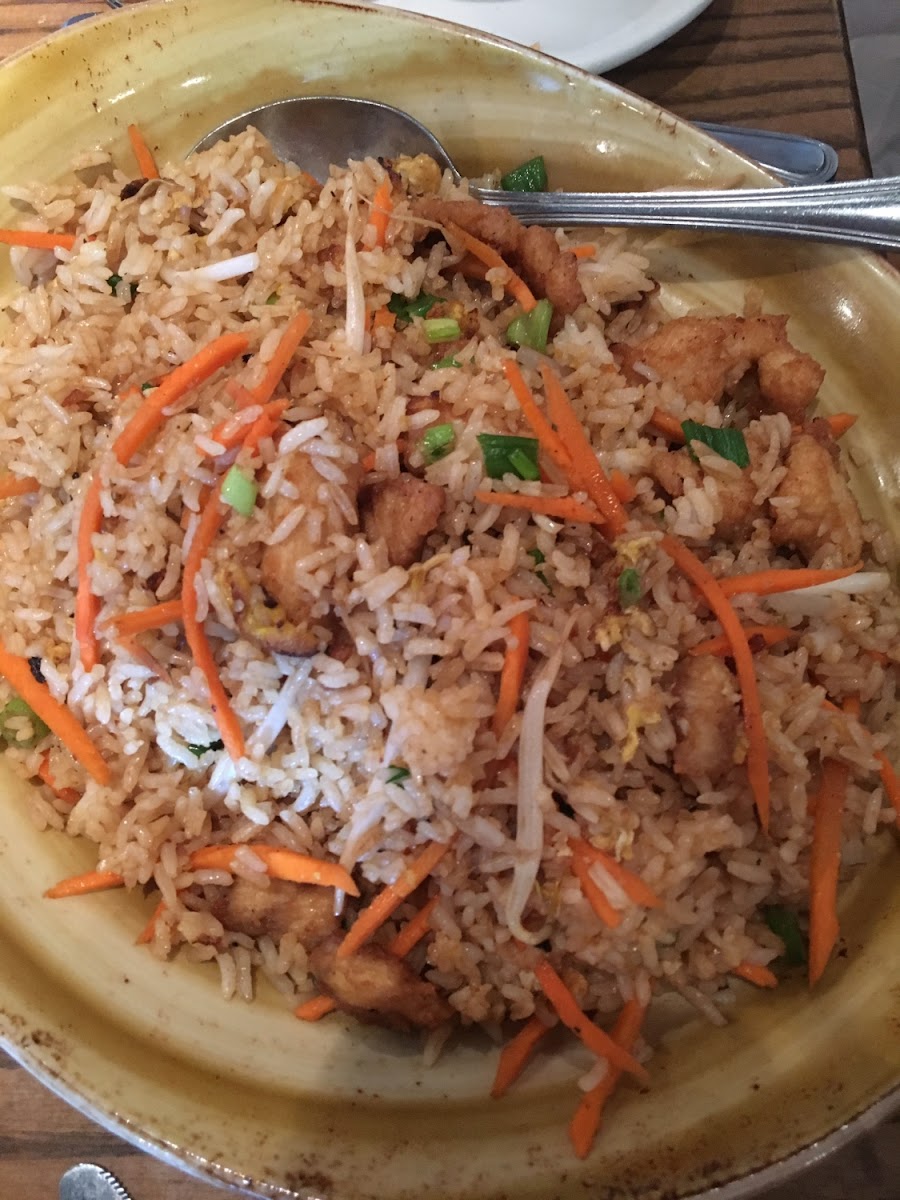 Chicken fried rice - comes reg and GF