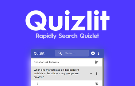 Quizlit - Rapidly Search Quizlet Preview image 0