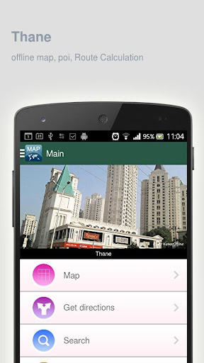 Thane Map offline
